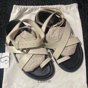 Women's Cream Sandals